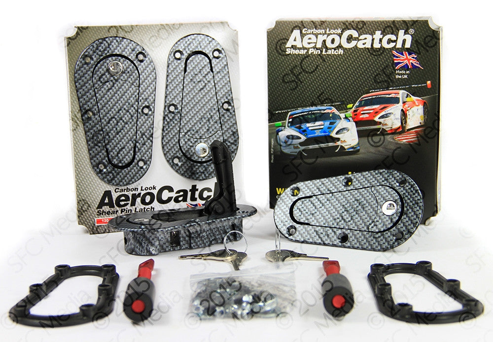 Aerocatch 120-3100 Plus Flush Locking Kit (Carbon Look)