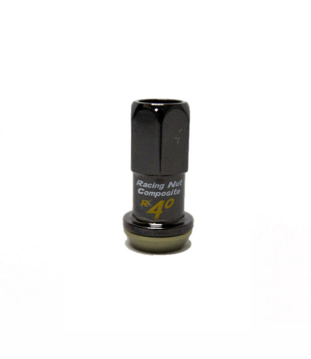 PROJECT KICS R40 LUG NUT, 12X1.5 BLACK CHROME W/LOCKING