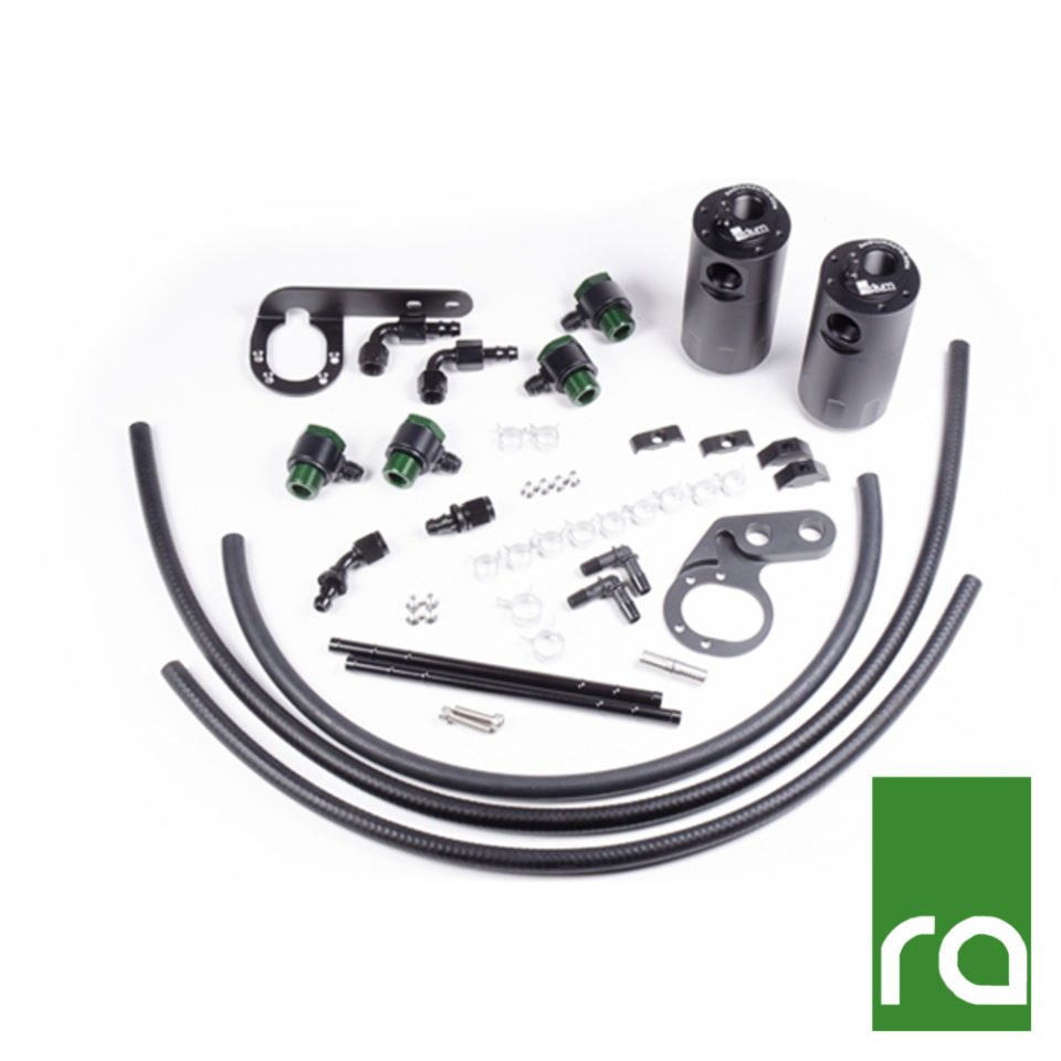 Radium Engineering Dual Catch Can Kit – 2017-2019 Honda Civic Type-R