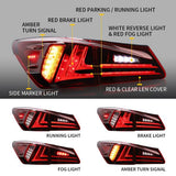 VLAND Full LED Tail Lights for Lexus IS250 IS350 2006-2012 IS200d IS F 2008-2014