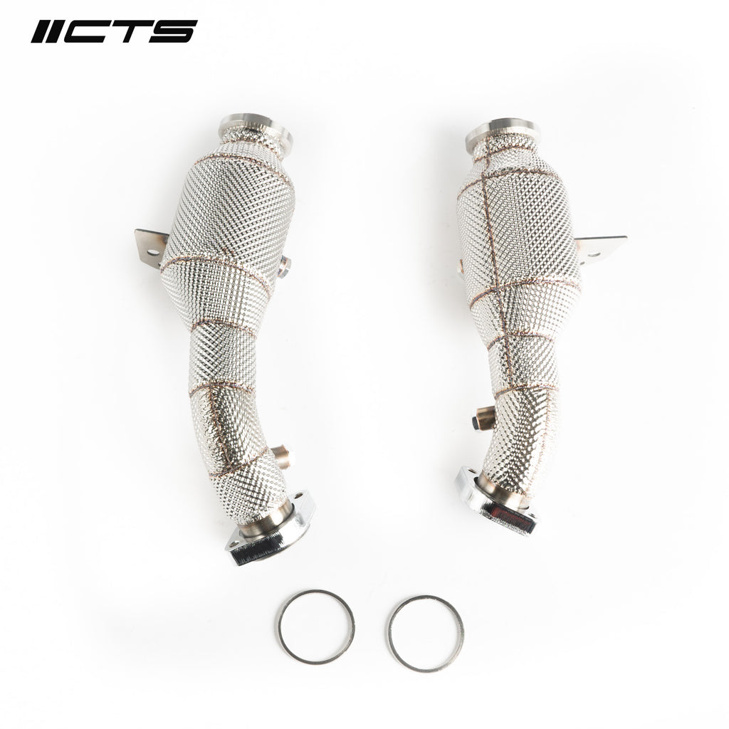 CTS TURBO HIGH-FLOW CAT SET FOR MERCEDES BENZ C43 C400 C450 E43 E400 E450 GLC43 WITH M276 ENGINE