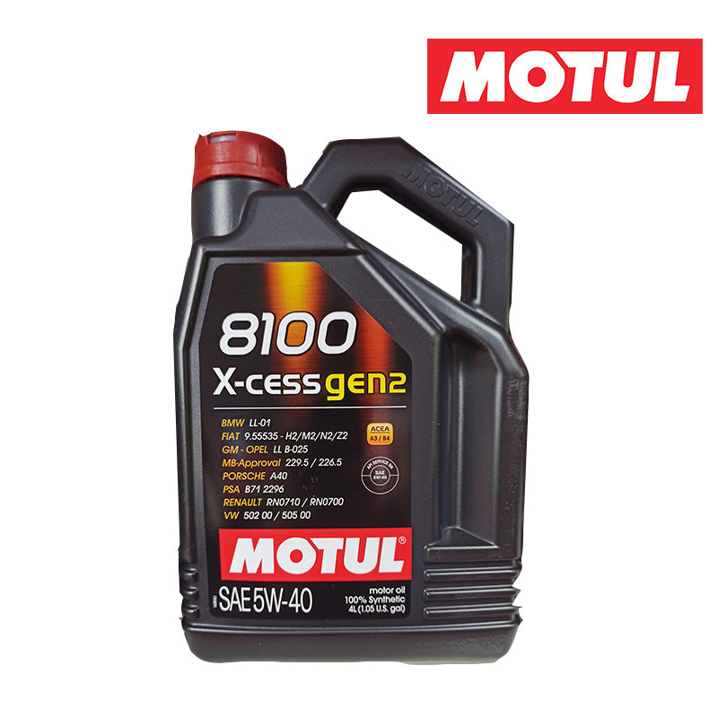 Motul 5W40 8100 X-Cess Gen2 5L