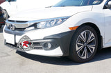 BaysonR A Style Front Splitters - Honda Civic 2Dr / 4Dr