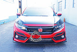 BaysonR TR Style Front Lip - 2017-2021 Honda Civic 5 Door Sport / Sport Touring