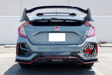 BaysonR TR Style Rear Lip Diffuser - 2017-2021 Honda Civic 5Dr