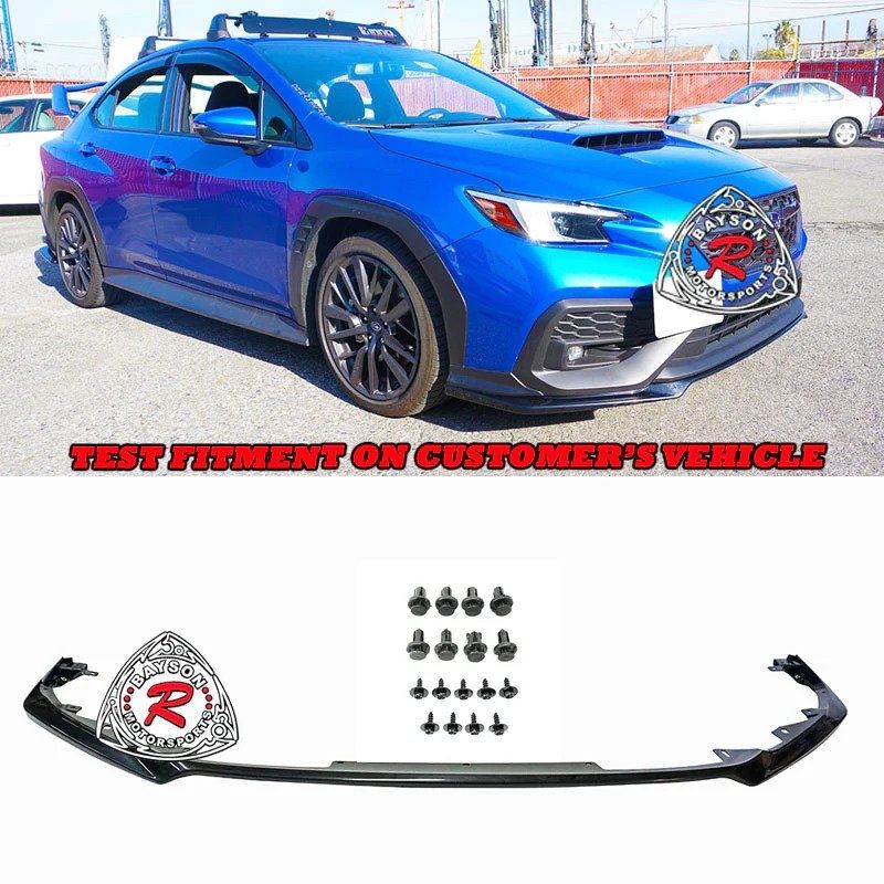 STI Style Front Lip (ABS Plastic) For 2022-2023 Subaru WRX