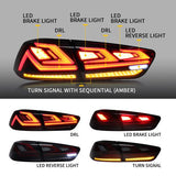 VLAND Full LED Tail Lights For Mitsubishi Lancer/ EVO X 2008-2018 With Sequential Turn Signal