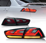 VLAND Full LED Tail Lights For Mitsubishi Lancer/ EVO X 2008-2018 With Sequential Turn Signal