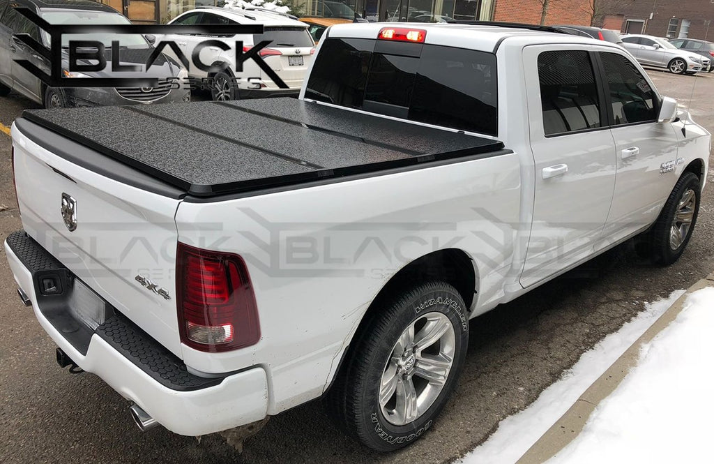 2009-2018 DODGE RAM 5.8FT SHORT BED - HARD TRI-FOLD COVER - SOLID FOLD TONNEAU COVER (TOP MOUNT)
