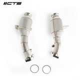CTS TURBO HIGH-FLOW CAT SET FOR MERCEDES BENZ C43 C400 C450 E43 E400 E450 GLC43 WITH M276 ENGINE