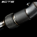 CTS TURBO AUDI C7/C7.5 S6/S7/RS7 4.0T CAST DOWNPIPE SET WITH HIGH FLOW CATS