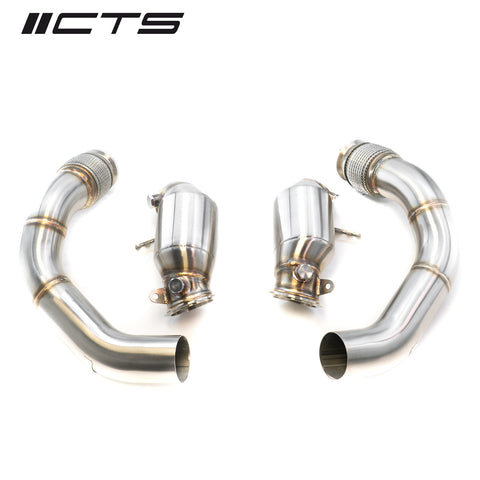 CTS TURBO BMW F90 S63 M5/M5C & BMW F91/92/93/ M8 HIGH-FLOW CATS DOWNPIPE SET