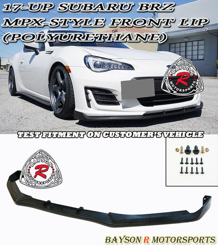 17-20 SUBARU BRZ MPX STYLE FRONT LIP (POLYURETHANE)