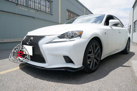 14-16 Lexus IS250F IS350F A-Style Front Bumper Lip (Polyurethane) [F-Sports Bumper ONLY]