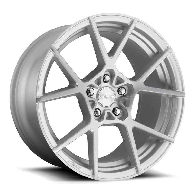 Rotiform KPS Brushed Silver Wheels