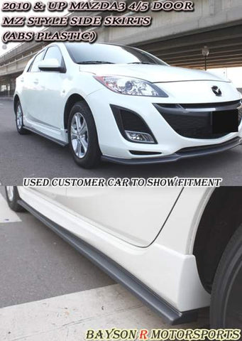 10+ Mazdaspeed 3 M'Z style Side Skirt Sills (Add On)