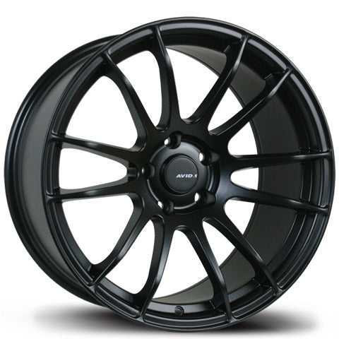 AVID.1 WHEELS AV-20 MATTE BLACK 18X9.5 +38 5x114.3