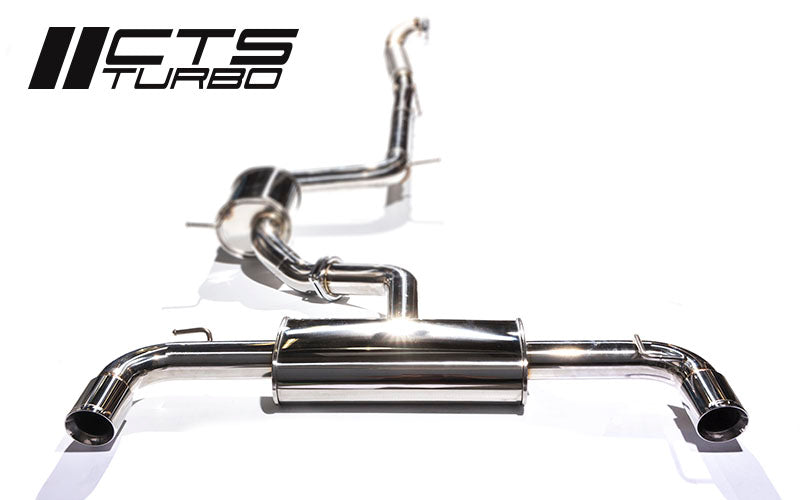 CTS TURBO VW MK6 GTI 3″ TURBO BACK EXHAUST HIGH-FLOW CAT