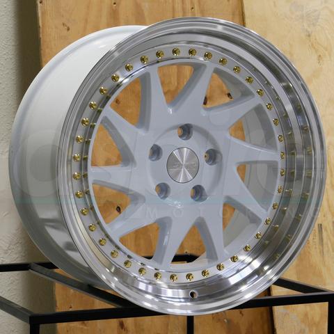 ESR SR09 WHITE/MACH LIP 18 X 8.5 +30 5X114.3