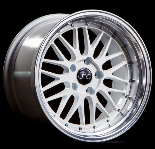 JNC 005 WHITE MACHINED LIP 18 x 8 +34 5x112