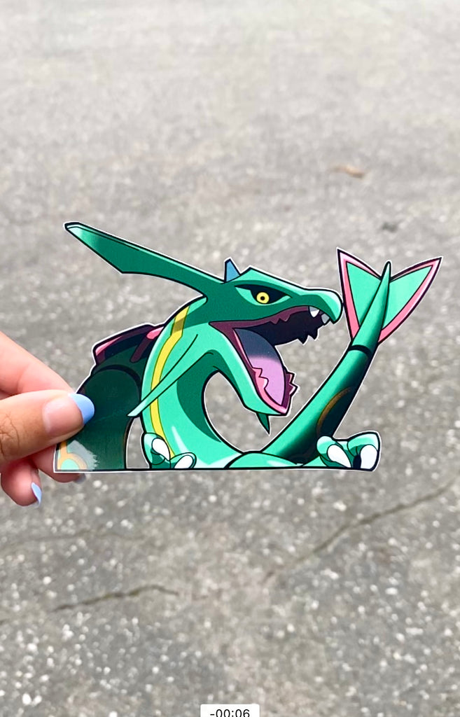 Rayquaza Peeker Sticker