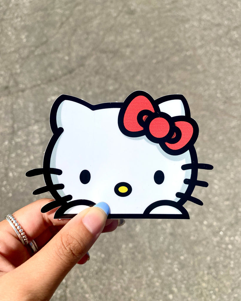 Hello Kitty Peeker Sticker – NEXTMOD Montreal