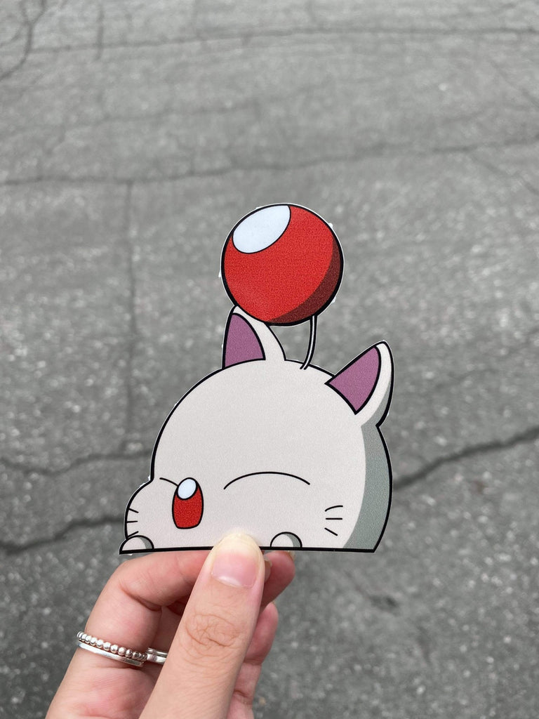 Moogle Peeker Sticker