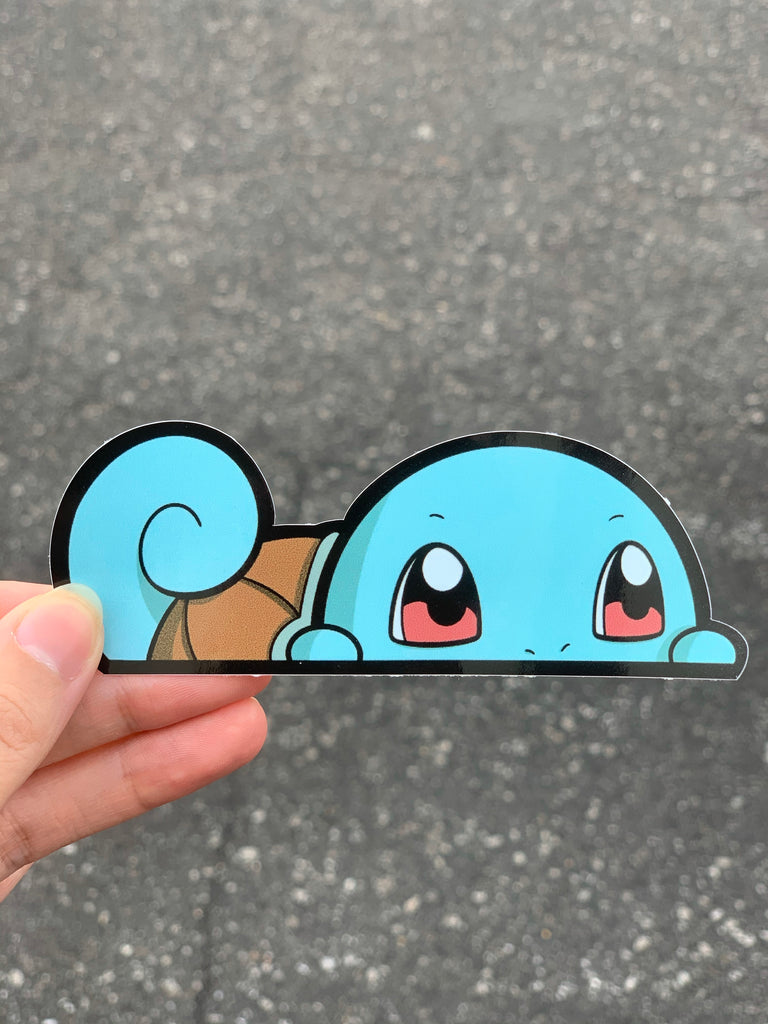 Squirtle Peeker Sticker