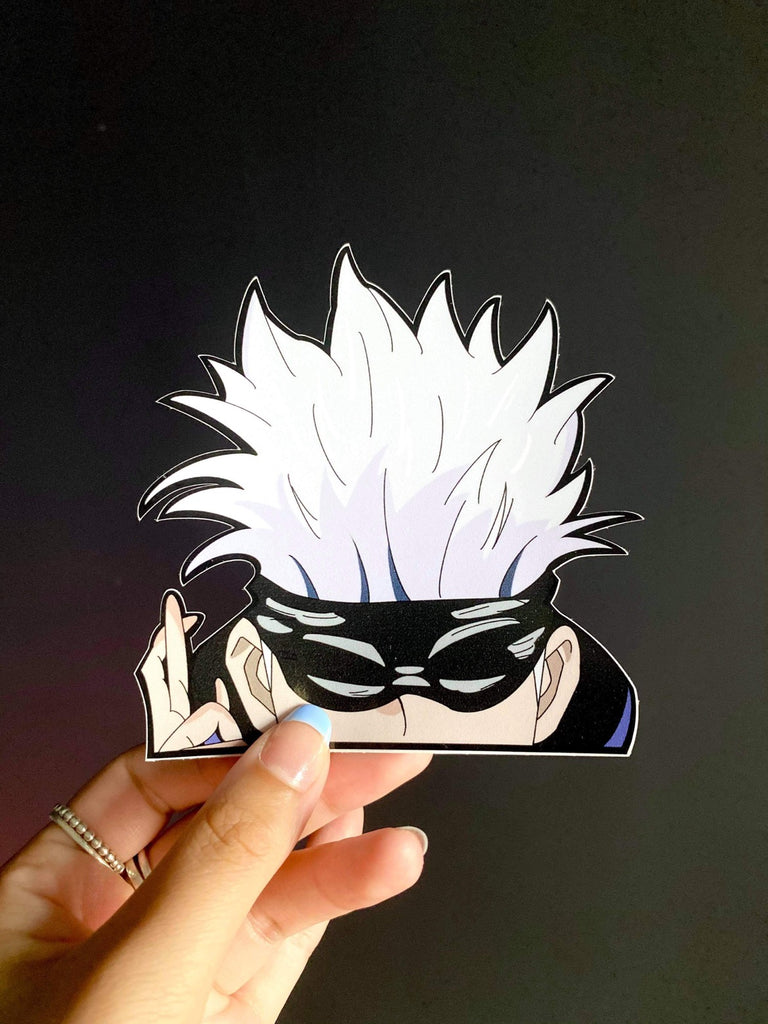 Satoru Gojo Peeker Sticker