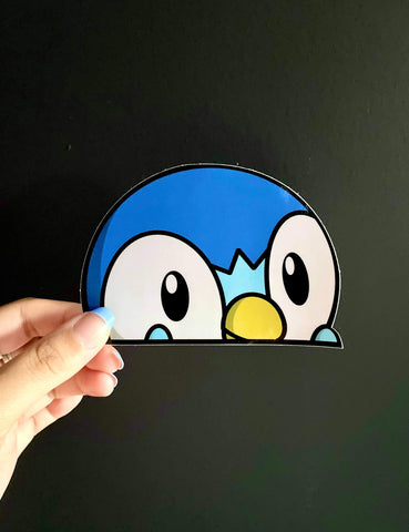 Piplup Peeker Sticker