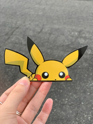 Pikachu Peeker Sticker