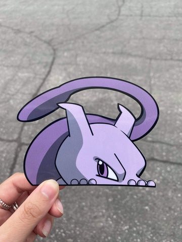 Mewtwo Peeker Sticker