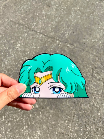 Sailor Neptune Peeker Sticker