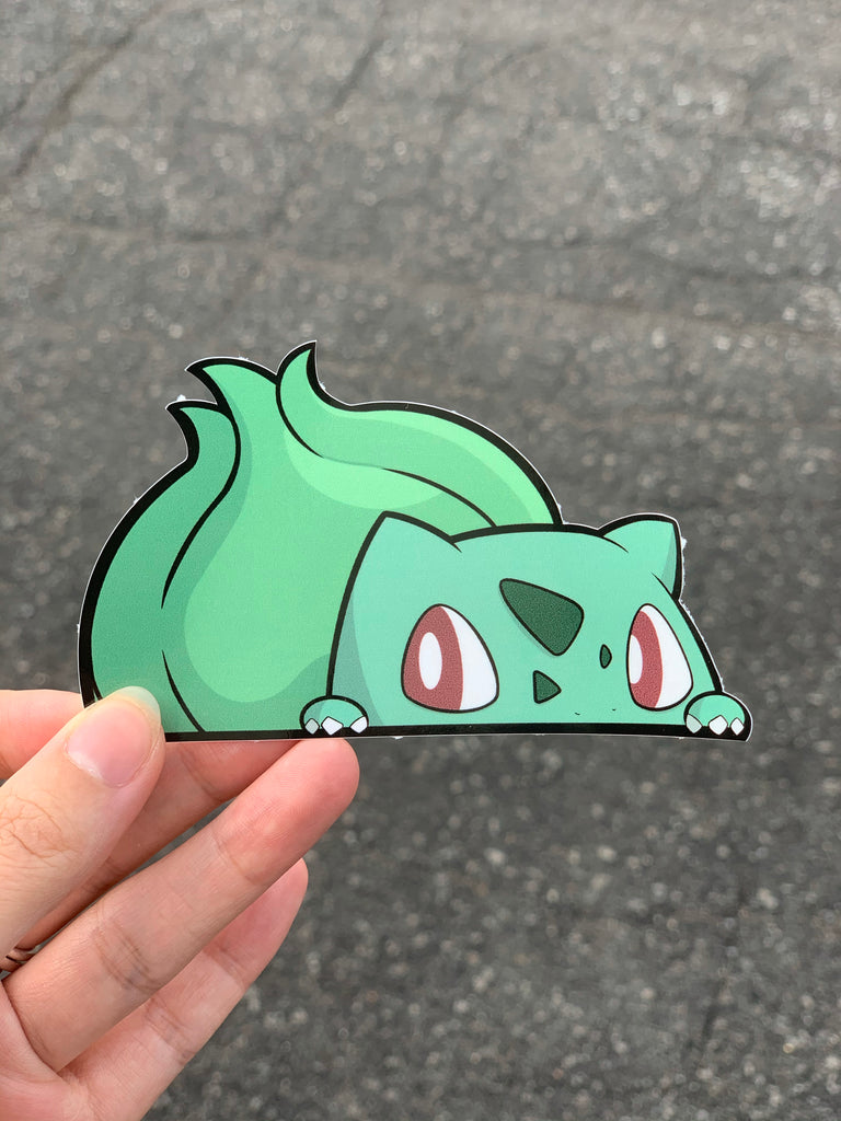 Bulbasaur Peeker Sticker