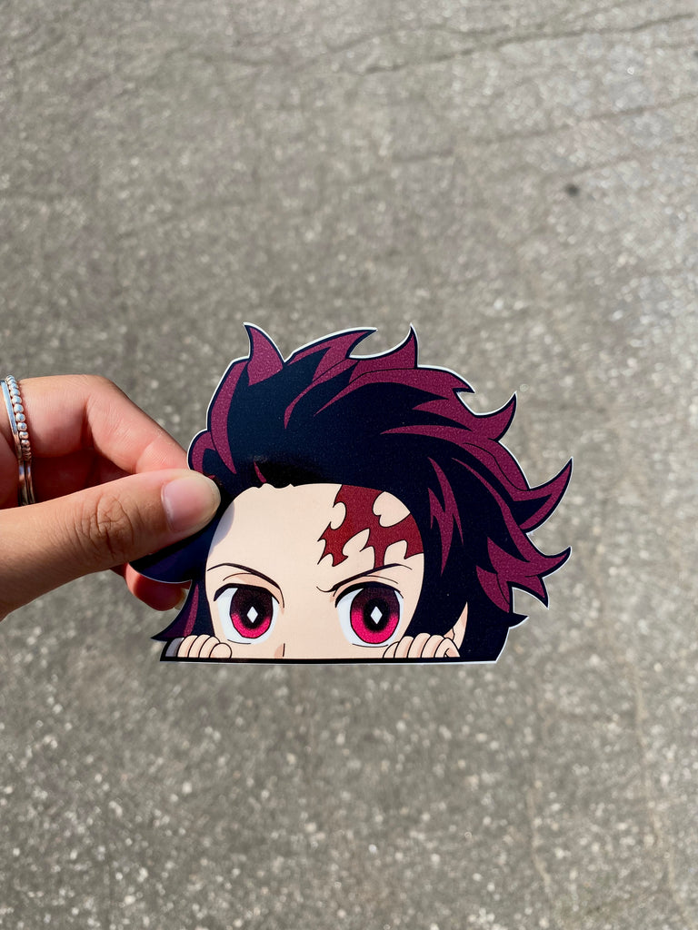 Tanjiro Peeker Sticker