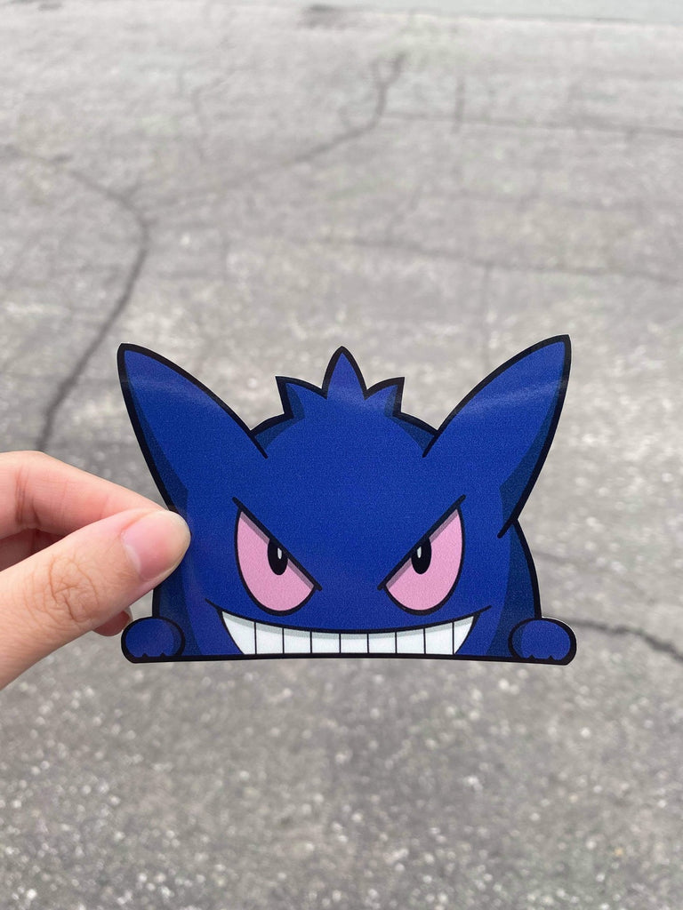 Gengar Peeker Sticker