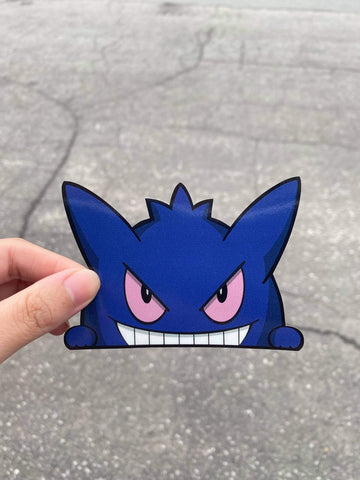 Gengar Peeker Sticker