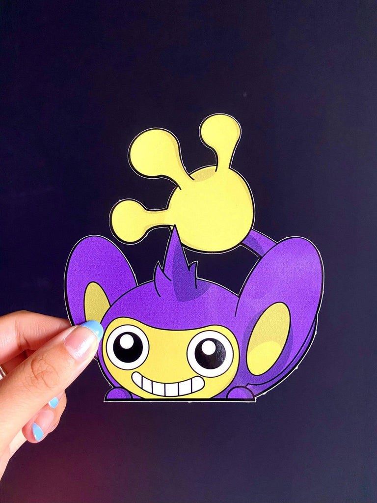 Aipom Peeker Sticker