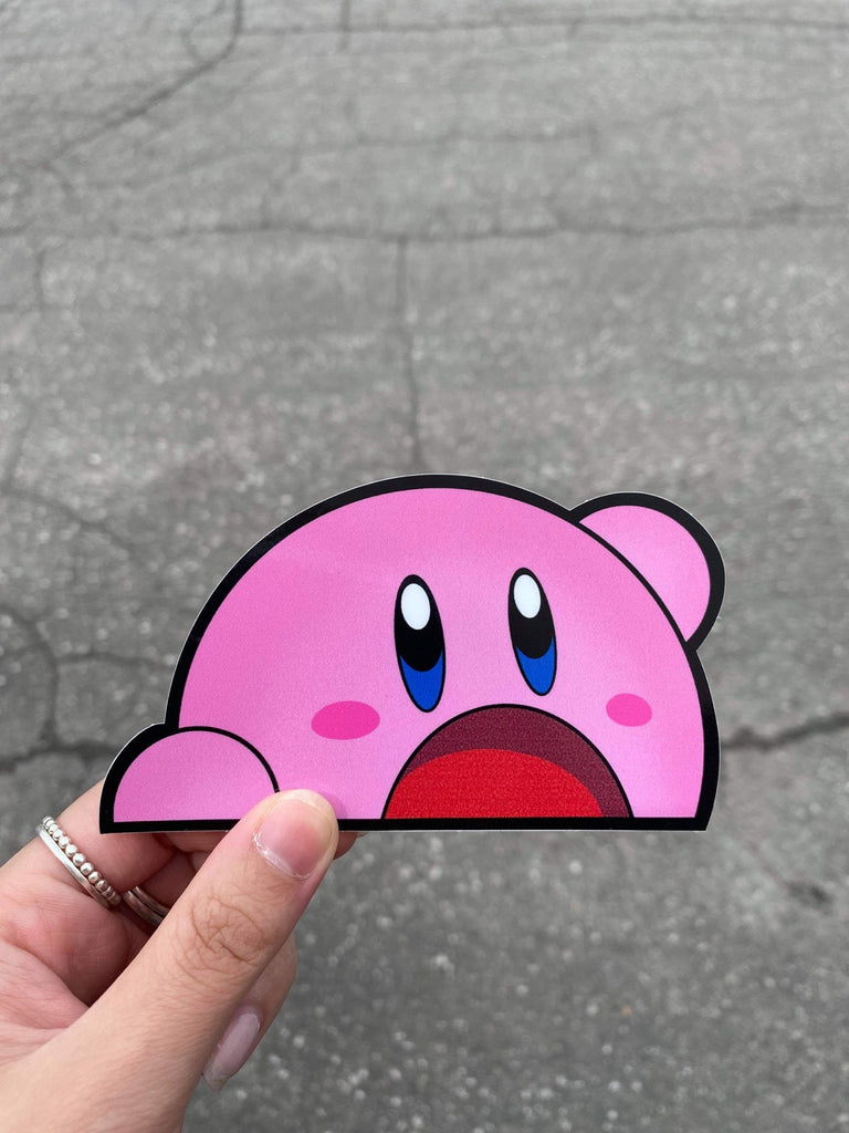 Kirby Peeker Sticker