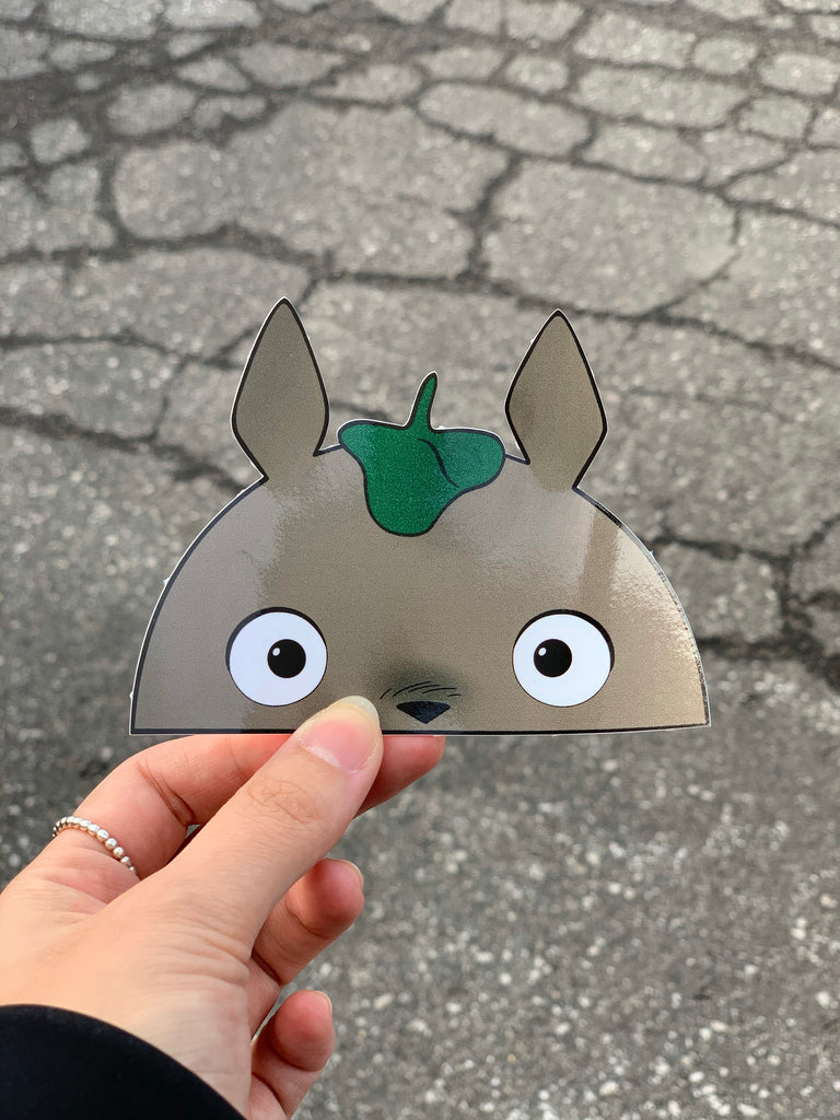 Totoro Peeker Sticker