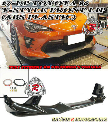 17-20 TOYOTA 86 T-STYLE FRONT LIP (ABS PLASTIC)